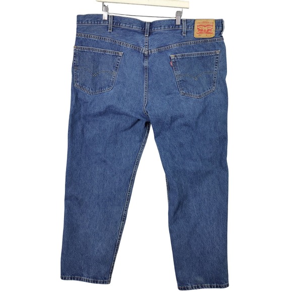 Levi's Mens 90s Normcore 550 Relaxed Fit Jeans 48x32 Blue Medium Wash Denim - Picture 5 of 16